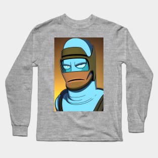 Rigorous robot man Long Sleeve T-Shirt